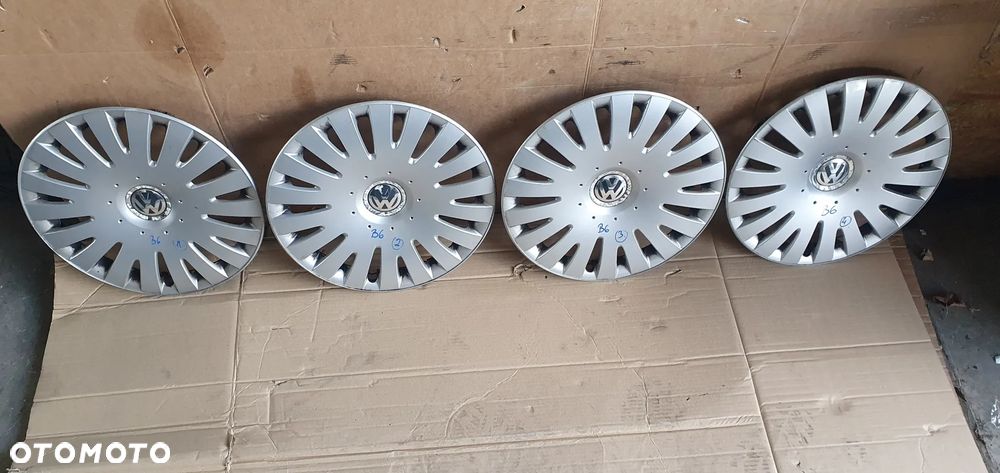 Dekielki kołpaki kapsle komplet 16" VW Passat B6 3C0601147D - 2