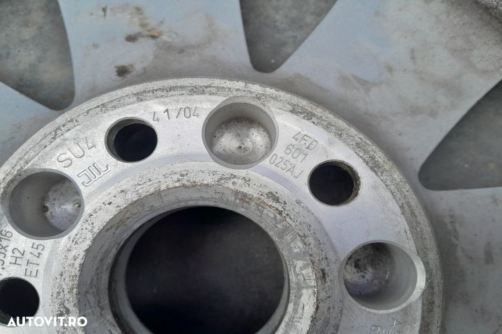 Janta aliaj 16 4F0601025AJ / 7,5JX18H2ET45 4F0601025AJ / 7,5JX18H2ET4 - 5