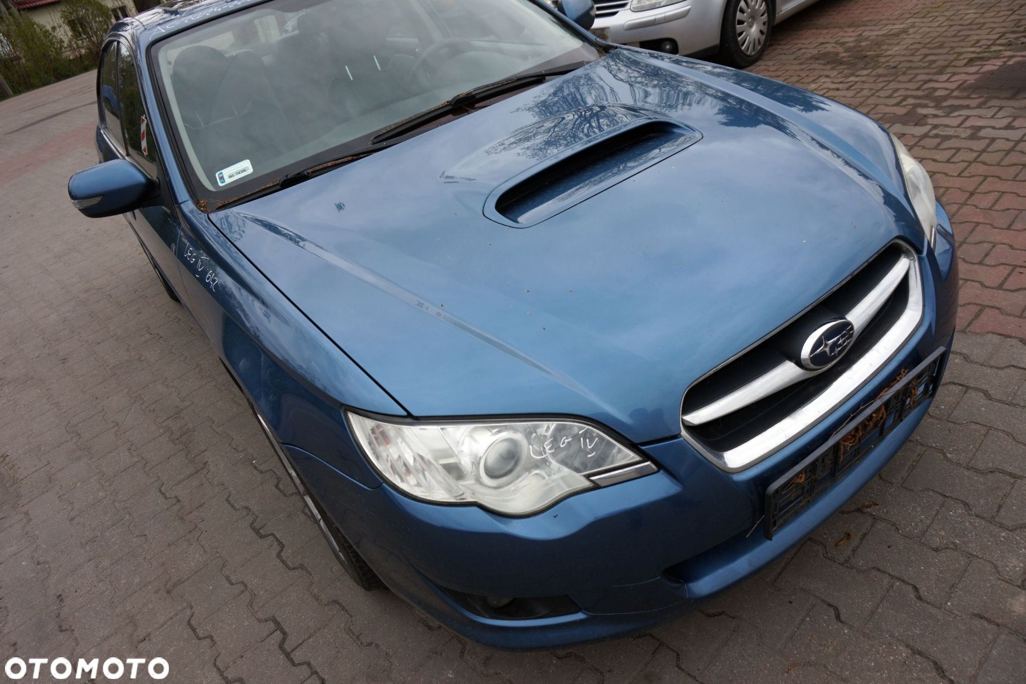 MASKA ZDERZAK BŁOTNIKI LAMPY LEGACY IV BL LIFT 64Z XENON SPRYSKI SUBARU 2006-2009 NIEBIESKI PRZÓD KOMPLETNY - 3