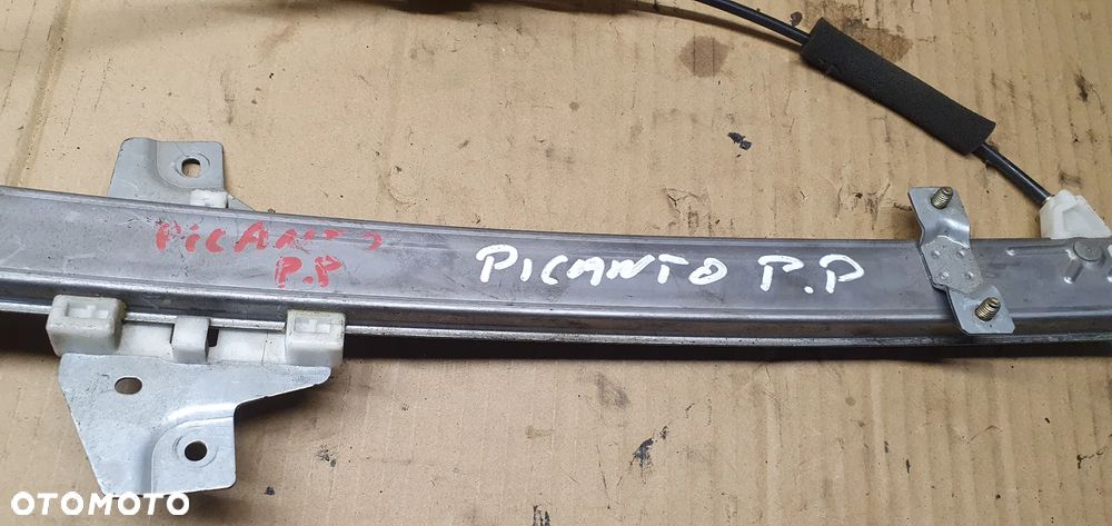 Mechanizm podnośnik szyby prawy przód Kia Picanto - 4