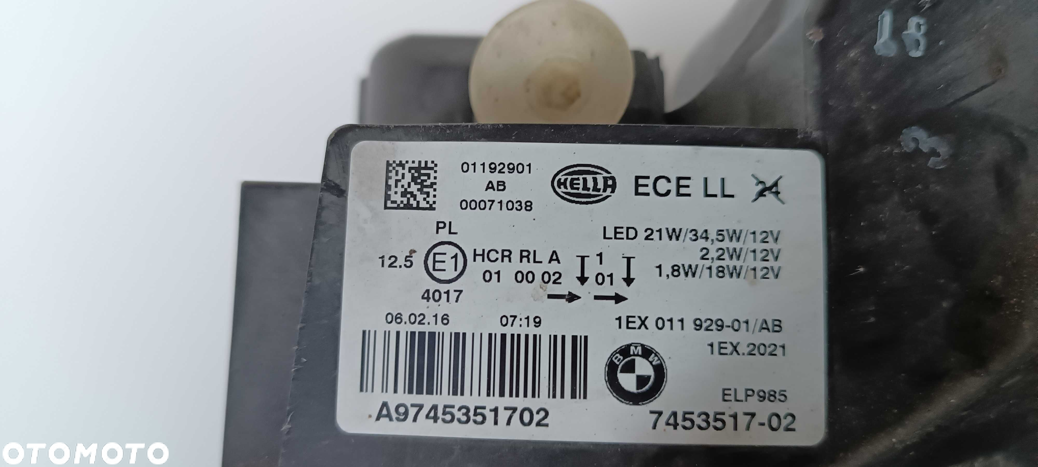 BMW 1 F20 F21 Lift Lampa Reflektor 11-19 FULL LED Lewy Kraków - 3