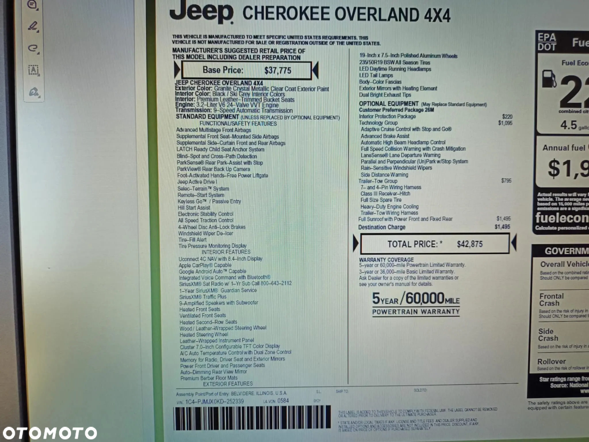 Jeep Cherokee 3.2 V6 Active Drive I Overland - 16