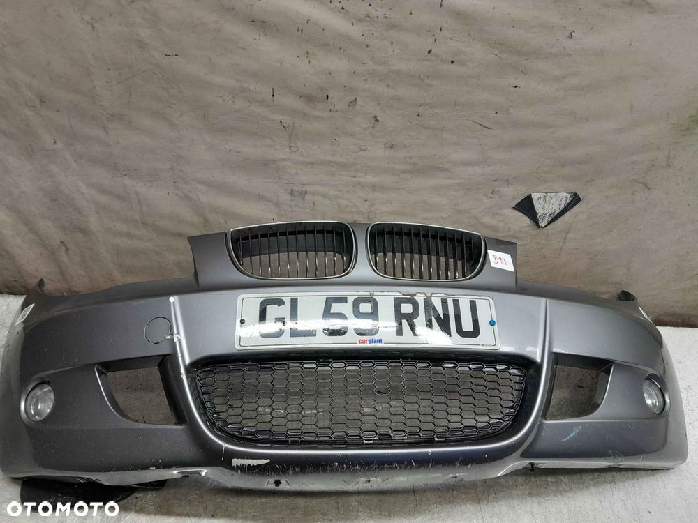^ ZDERZAK PRZÓD PRZEDNI DO BMW SERII 1 E87 M POWER M PAKIET HALOGENY DO MALOWANIA ! - 1