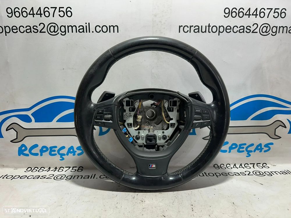 .Volante Patilhas Multifunções Pele Perfurada Original Pack M BMW Serie 1 F20 F21 7845877 - 1
