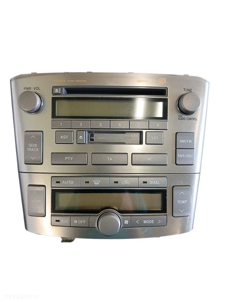 RADIO CD KASETA PANEL STEROWANIA KLIMATYZACJĄ AVENSIS T25 86120-05081 - 1