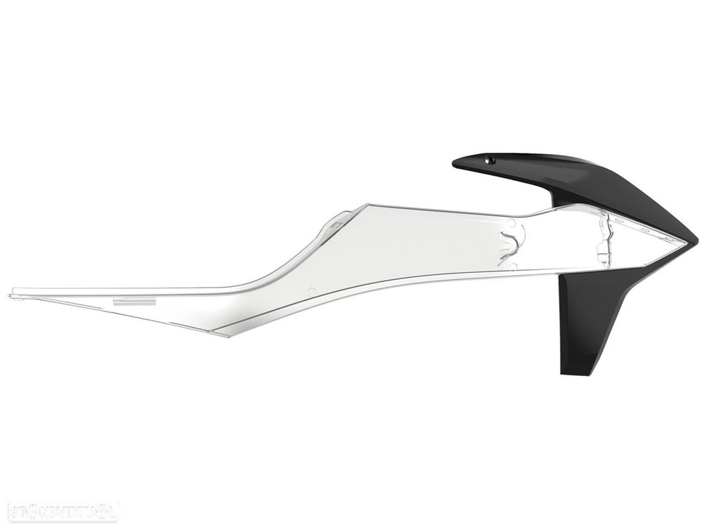 tampas laterais de radiador polisport tranparente ktm sx - 1