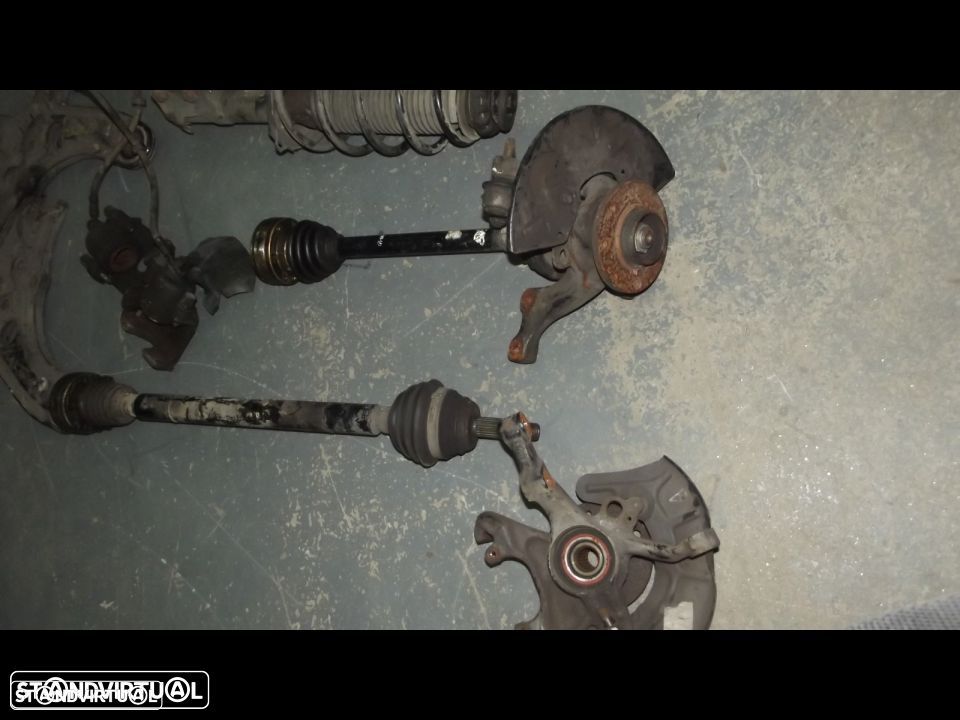 vw polo tranmissoes amortecedores c/mola e braços de suspenção - 4