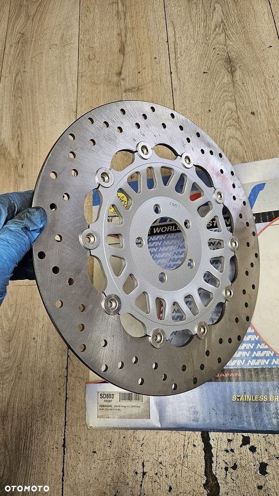 Nowa Tarcza Hamulcowa NISSIN SD803 Kawasaki ZXR750 ZX9R ZZR1100 - 3