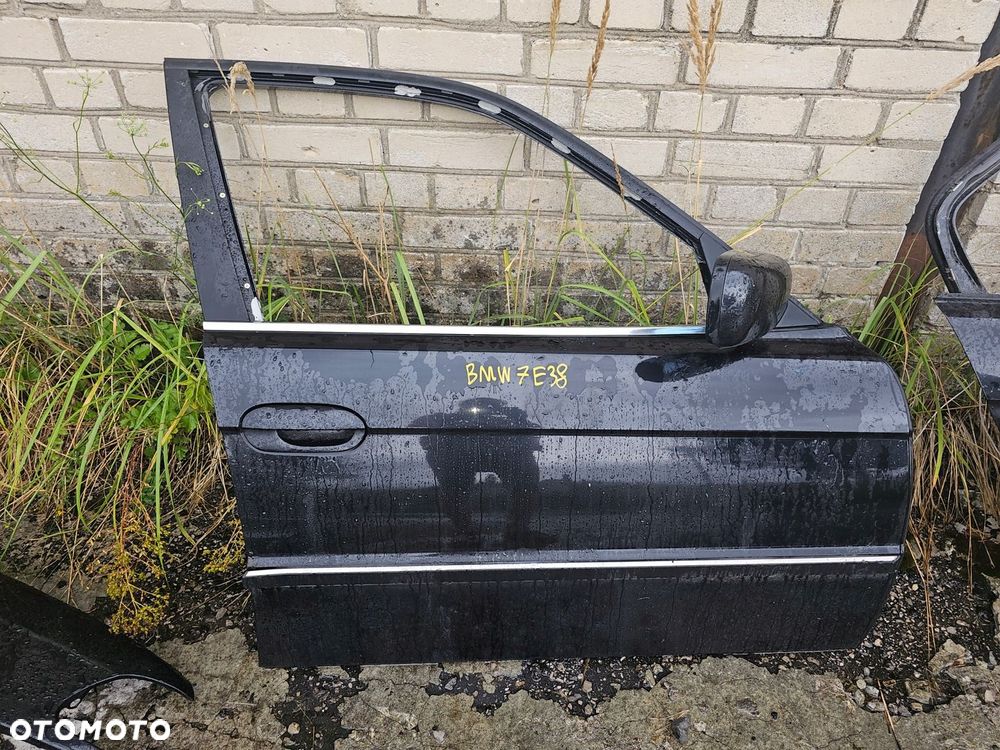 DRZWI LEWY PRAWY PRZÓD TYŁ BMW E38 CZARNY - 3