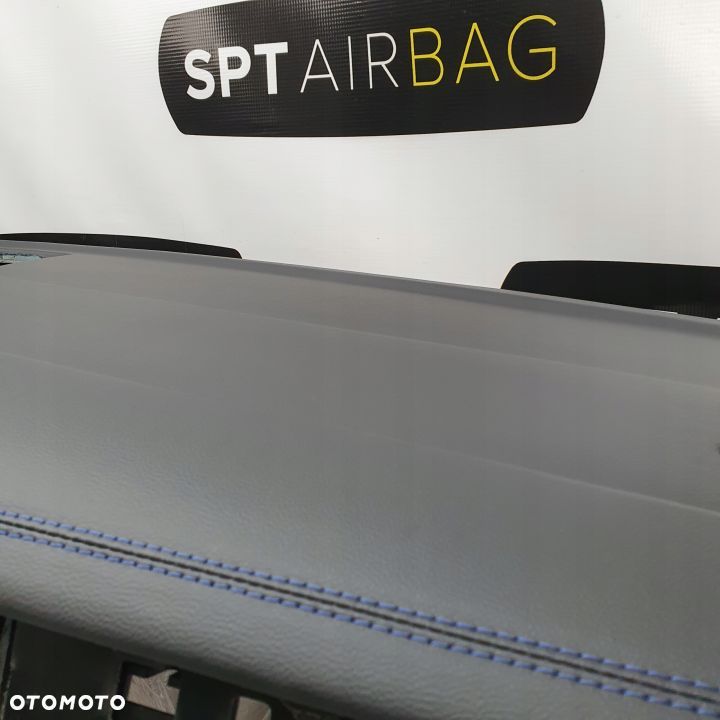 VW TOUAREG III 3 DESKA ROZDZIELCZA KONSOLA KOKPIT PULPIT PODUSZKI AIRBAG AIR BAG PASY KIT SET - 6