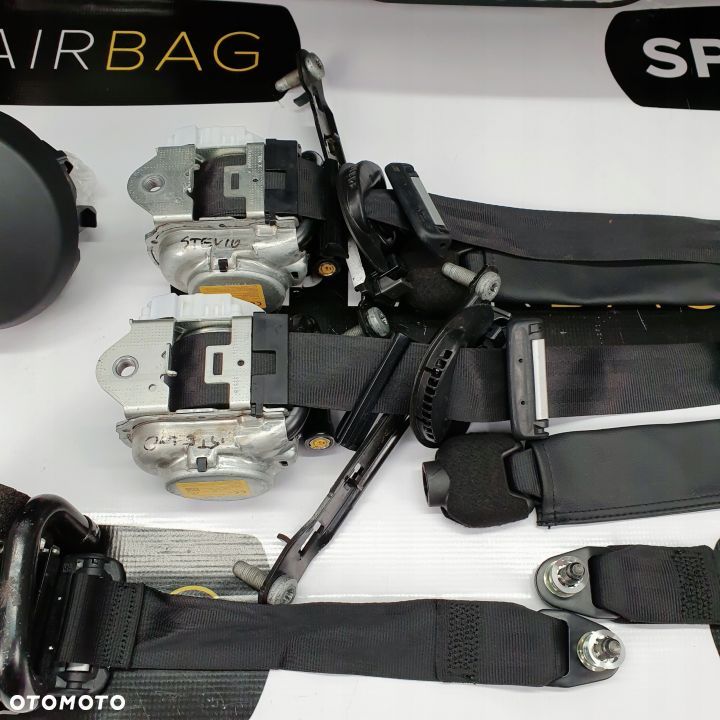 ALFA ROMEO STELVIO DESKA ROZDZIELCZA KONSOLA KOKPIT PULPIT PODUSZKI AIRBAG AIR BAG PASY KIT SET - 6