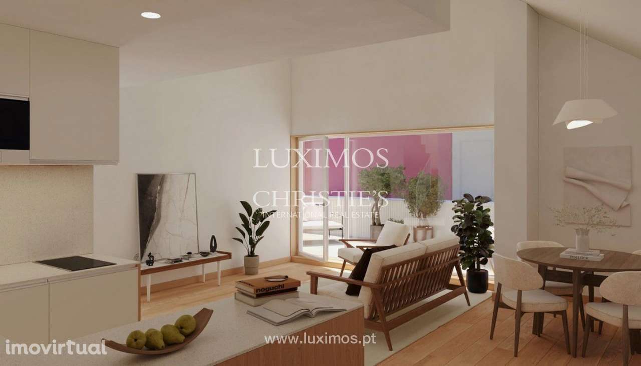 Apartamento T1 com terraço à venda na marginal de Gaia - Grande imagem: 2/13