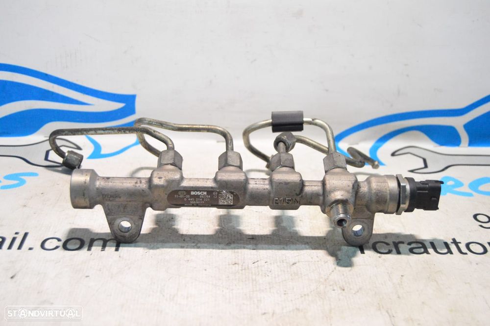 REGUA INJETOR INJETORES INJECTOR INJECTORES BOSCH OPEL GM55576177 55576177 0445214221 OPEL INSIGNIA A G09 SPORT TOURER 2.0 CDTI 16V 160CV A20DTH - 7