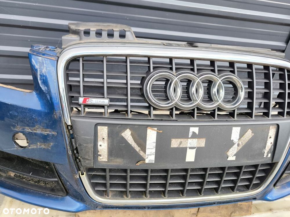 ZDERZAK PRZÓD KOMPLETNY AUDI A4 B7 S LINE LZ5C DO POPRAWEK ! - 6