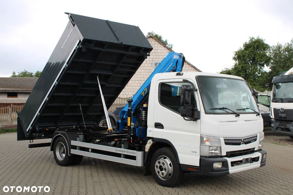 Mitsubishi FUSO Canter 9C18 Nowy 3-stronny Wywrot Kiper Wywrotka Nowy żuraw HDS DN 7.7 S2 Ładowność 4000 kg - 5