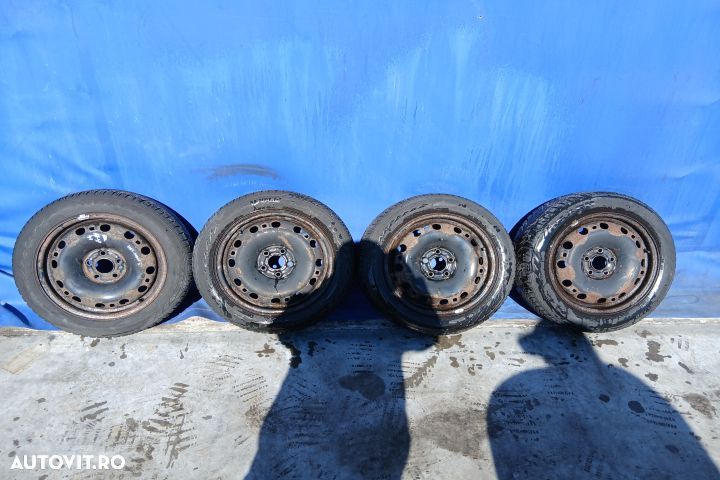 Jante tabla cu anvelope 15 - set 6Q0601027M 185/55 R15 ET43 6JX15H2 6 - 1