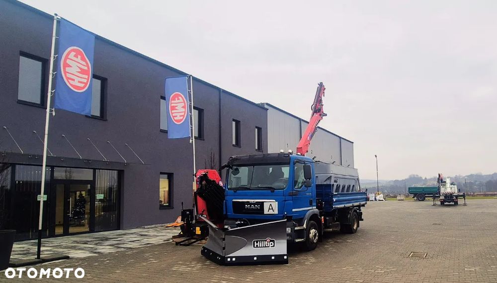 MAN TGM BL 4x2 HDS HMF 810-K1 MCS + nowy żuraw kran crane - 3