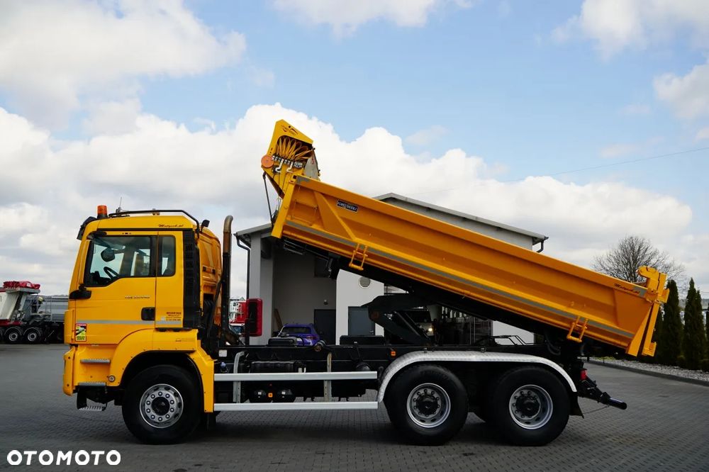 MAN TGS 33.440 / 6X4 / 2 STRONNA WYWROTKA / HYDROBURTA / BORDMATIC / AUTOMAT / EURO 6 - 3