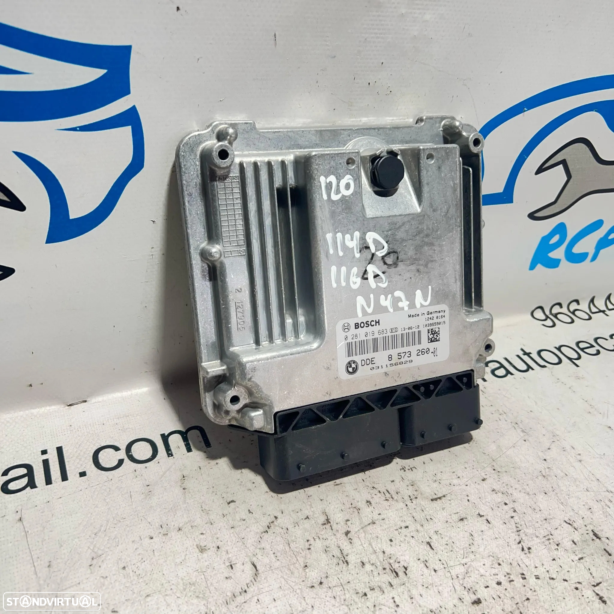 .Centralina Original Motor Bosch BMW 2.0 N47N N47D20C 0 281 019 683 / 8 573 260 - 3