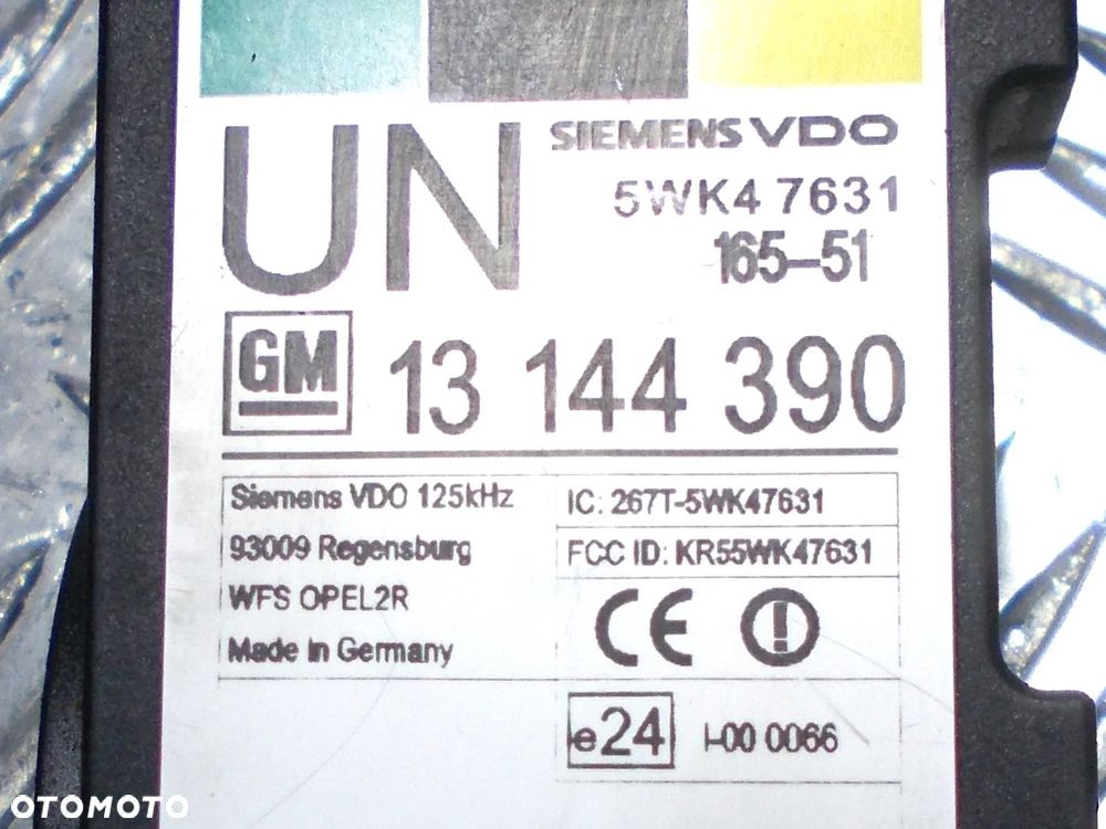 Opel Corsa C Meriva A pętla immobilizera - 2