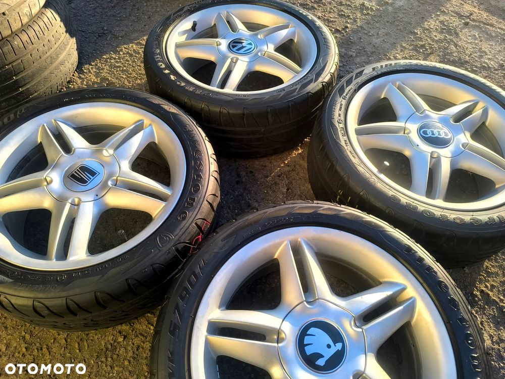 5x100 Alufelgi Felgi Aluminiowe 17 Koła Letnie Lato SEAT 1M0 LEON I TOLEDO II SKODA OCTAVIA I VW GOLF IV 4 BORA NEW BEETLE AUDI A3 8L TT 5,5mm Legnica ALU-RAD 205/50 - 4