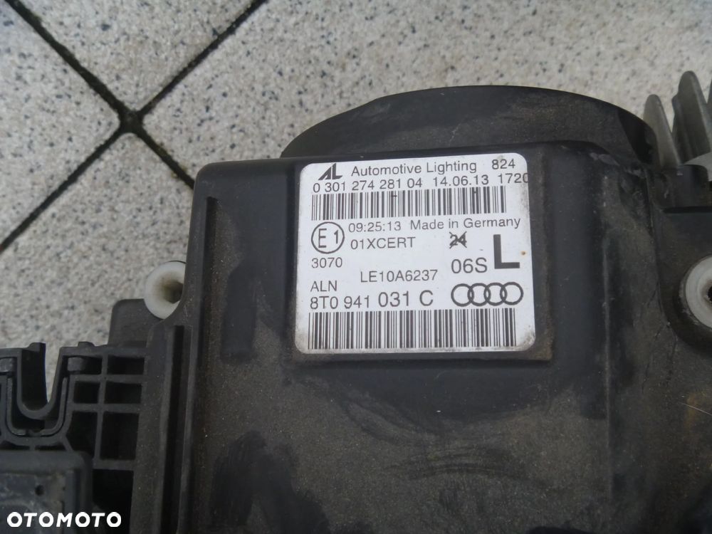 AUDI A5 LIFT 8T0 XENON LED LEWY KOMPLETNY SLIZG SPRYSKIWACZ IGŁA 8T0 941 031C - 4