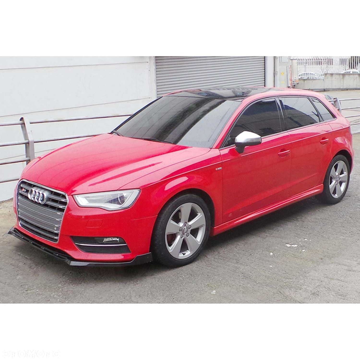 AUDI A3 8V 12-16 SPLITTER zderzaka przód dokładka tuning BLACK PIANO - 6
