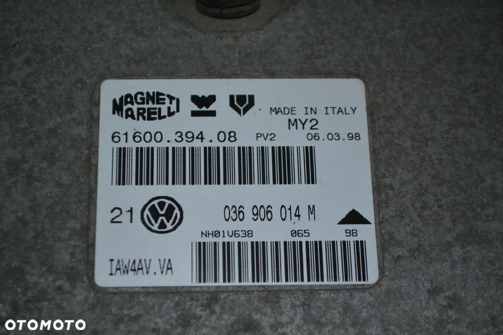 VW AUDI SEAT KOMPUTER STEROWNIK SILNIKA 1,4 16V 036906014M - 2