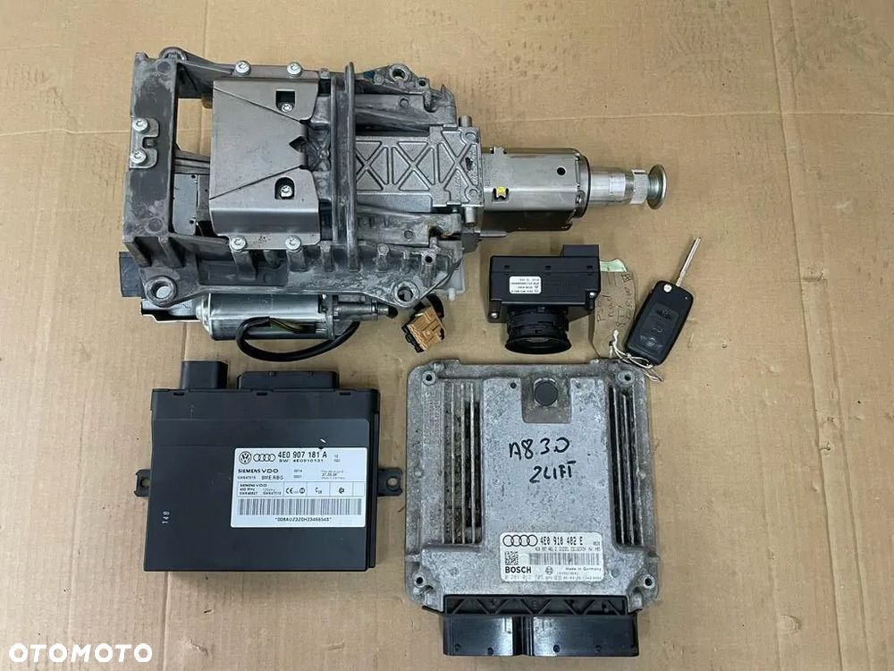 AUDI A8 D3 3.0 TDI ZESTAW DO ODPALENIA 4E0907181A 4E0910402E - 1
