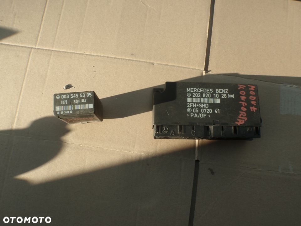 Mercedes Benz W124 W201 W126 przekaźnik modułu sterującego klimatyzacji posiadam wszystkie części - 1
