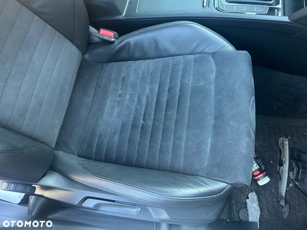 FOTELE KANAPA BOCZKI KOMPLET VW PASSAT B8 KOMBI ALCANTARA SKÓRA GRZANE - 6