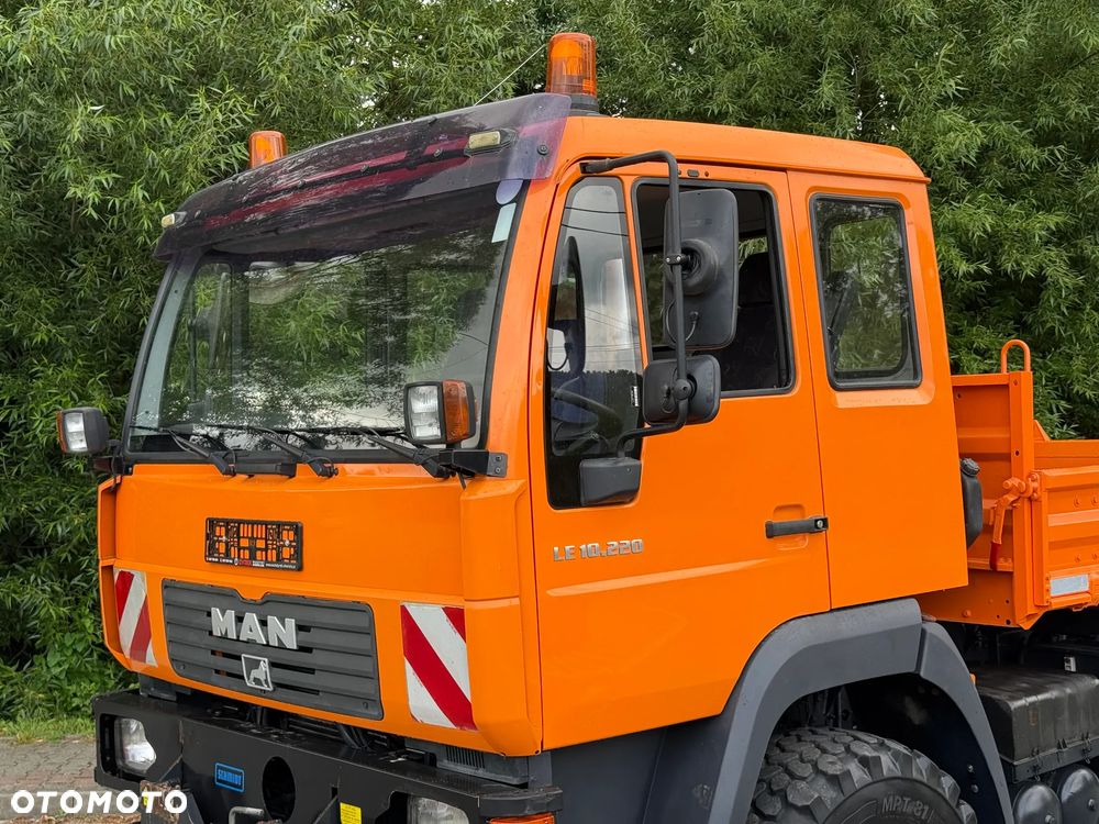 MAN * MAN 10-220 * Kiper Wywrotka Meiller * 4x4 * Zimowe Utrzymanie * Unimog * - 4