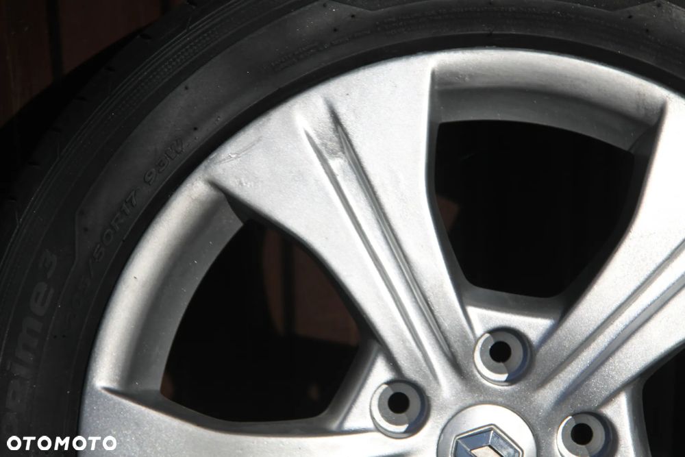 Koła Alufelgi 17 cali 5x114.3 7JX17 ET 49 RENAULT - 5