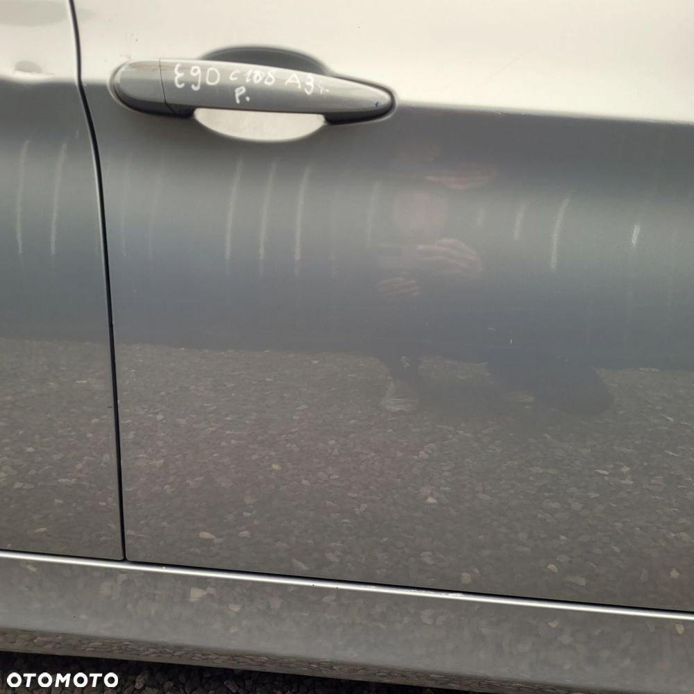 DRZWI PRAWY PRZÓD PRZEDNIE BMW E90 E91 A34 ARKTIS METALIC ORG LAKIER C108 - 4