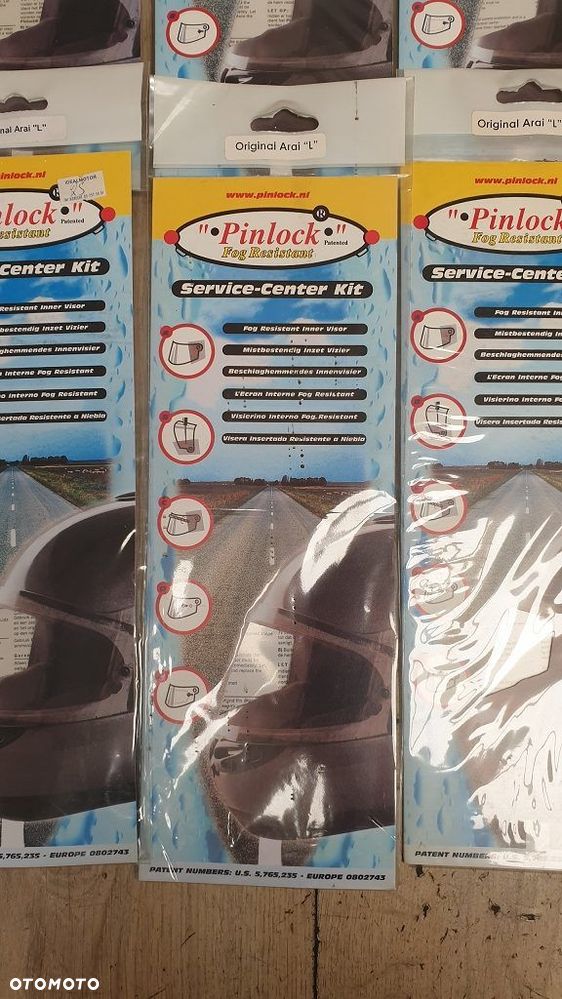 Pinlock Arai L folia przeciw parowaniu szyby kasku - 2