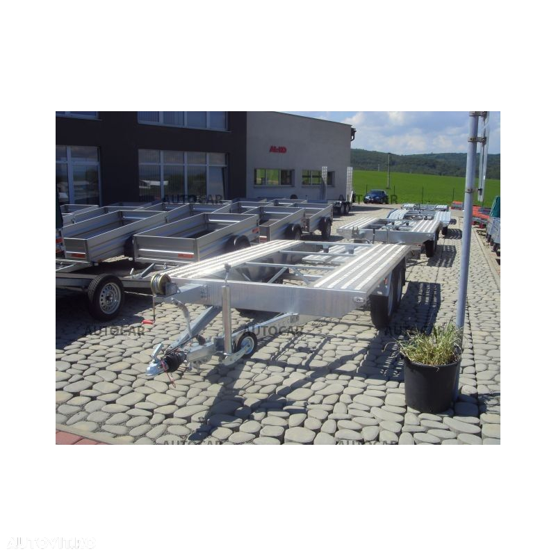 Autocar Platforma transport  auto cu franare cu  JUPITER 4,0m 2,7t - 4