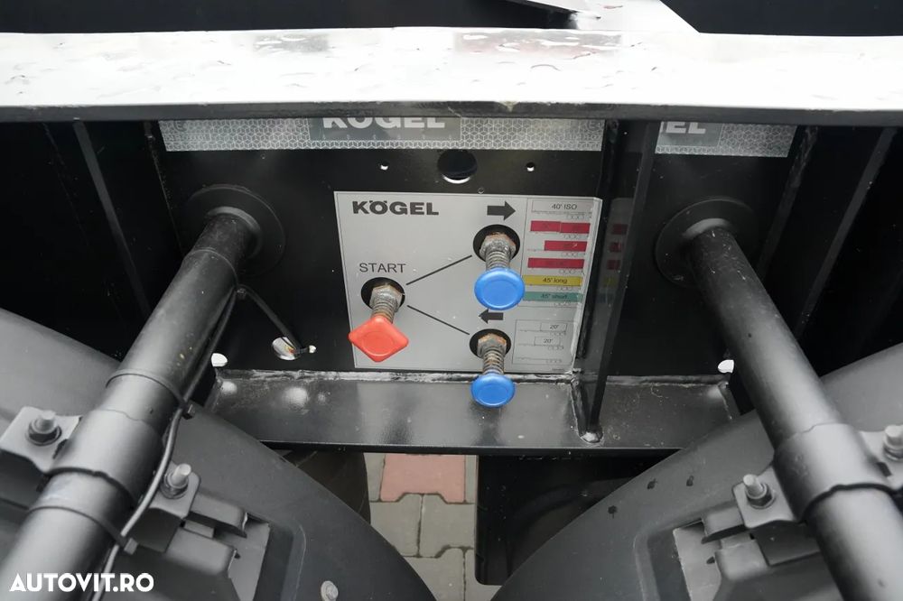 Kögel SEMIREMORCĂ CONTAINER / UNIVERSAL / SPATE EXTENSIBIL / PENTRU TOATE CONTAINERELE - 17