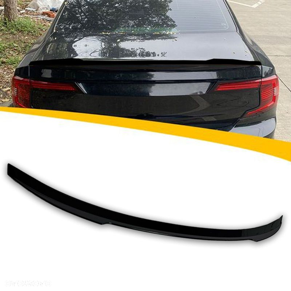 Volvo S90 Lotka Spoiler Dokładka Tylna Czarny Połysk