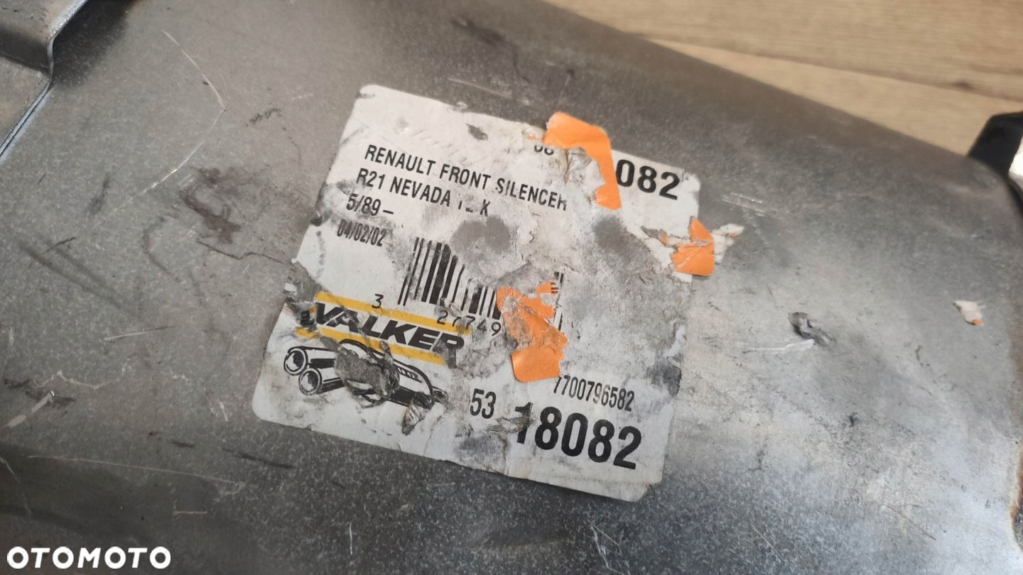 TŁUMIK ŚRODKOWY RENAULT 21 KOMBI 1.7 86-94 NOWY - 2