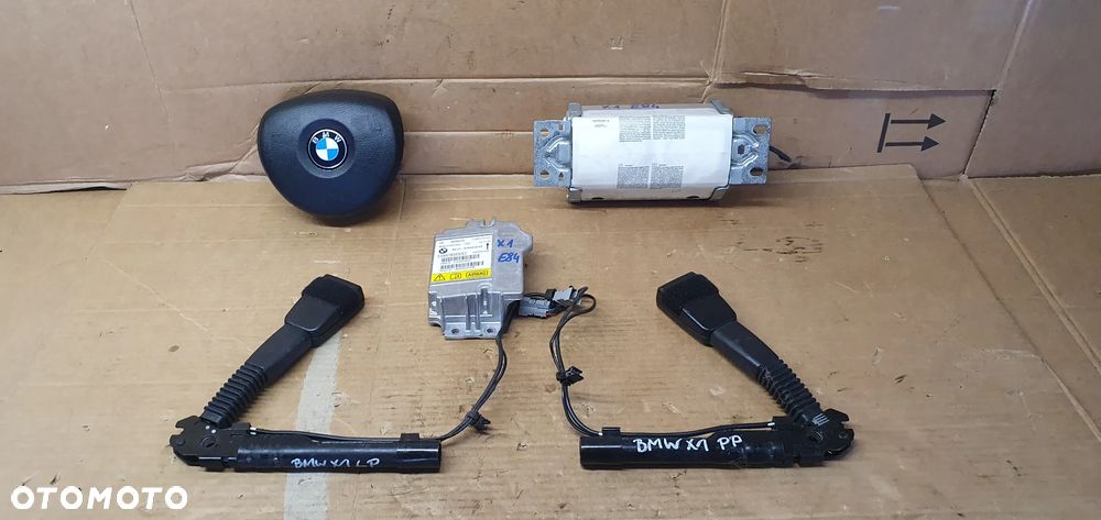 Zestaw poduszek AIRBAG pasy poduszki sensor napinacze BMW X1 E84 Lift - 9