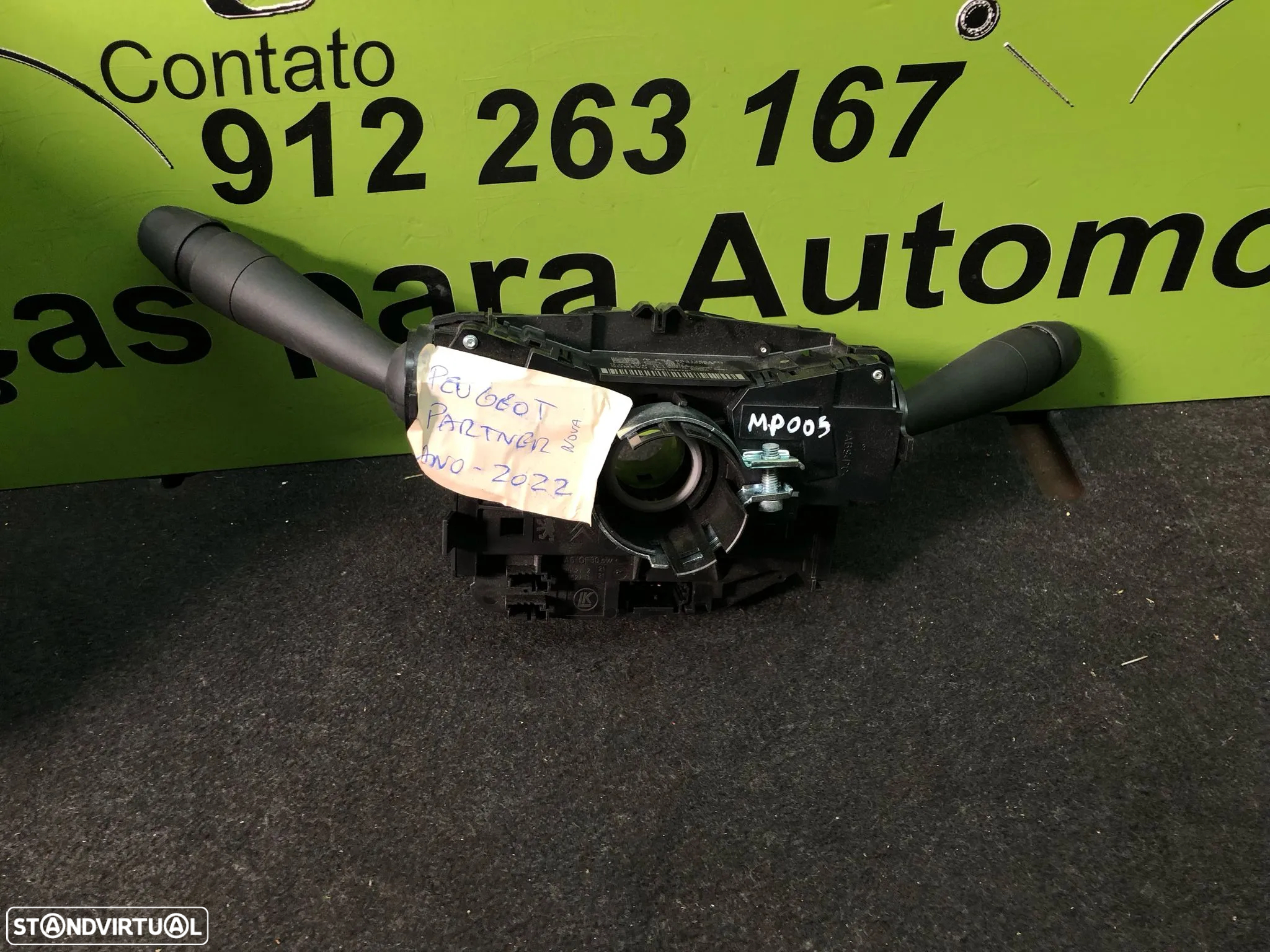 PARTNER / BERLINGO 2020 MANETES LUZES PISCAS LIMPA VIDROS FITA AIRBAG - MP005 - 6