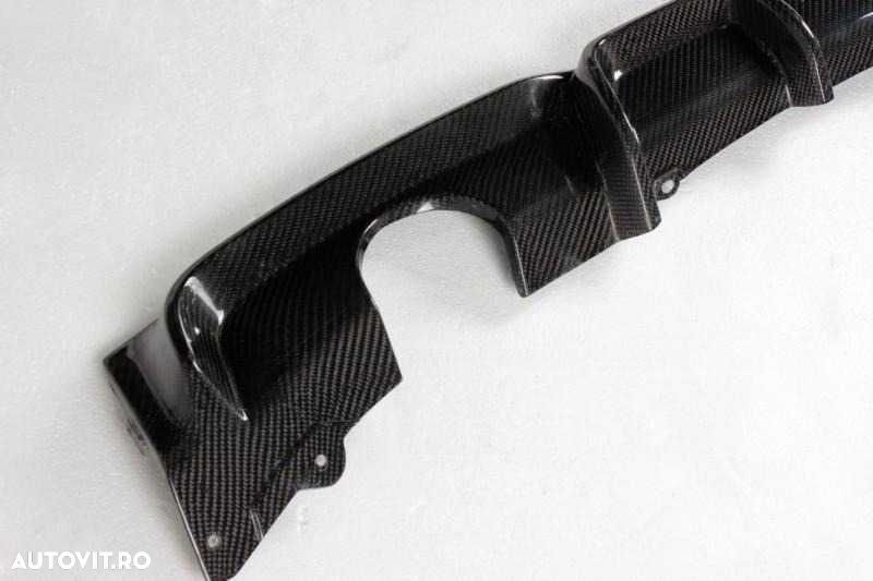 Difuzor Prelungire Lip Bara Spate M Tech Sport BMW F30 F31, Carbon - 7