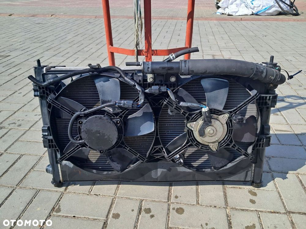 citroen c-crosser peugeot 4007 pas przedni chłodnice komplet wentylator - 1