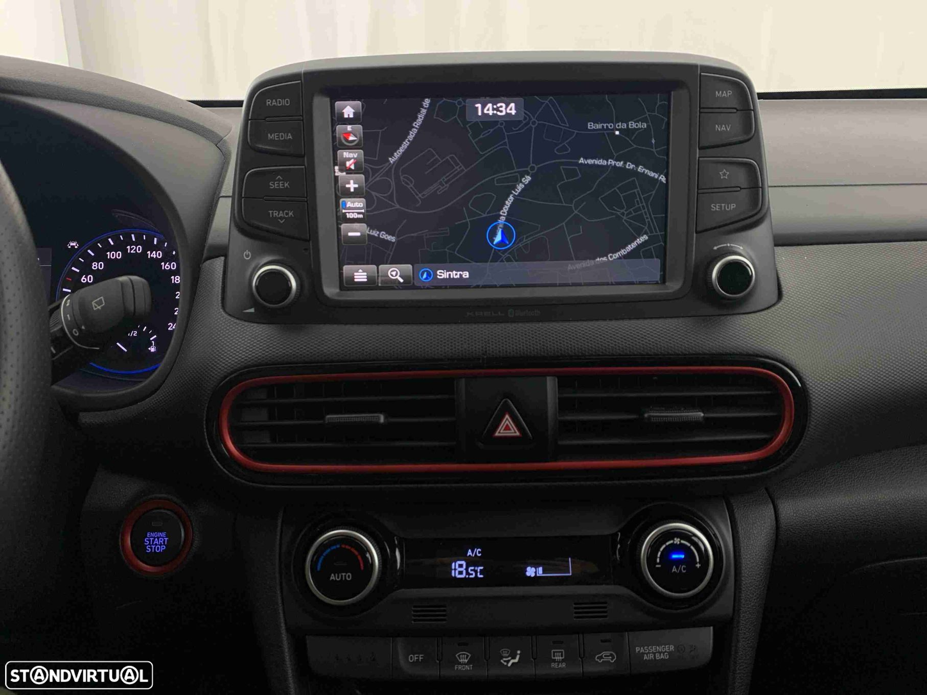 Hyundai Kauai 1.0 T-GDi Premium Pele/Tec.Vermelho - 11