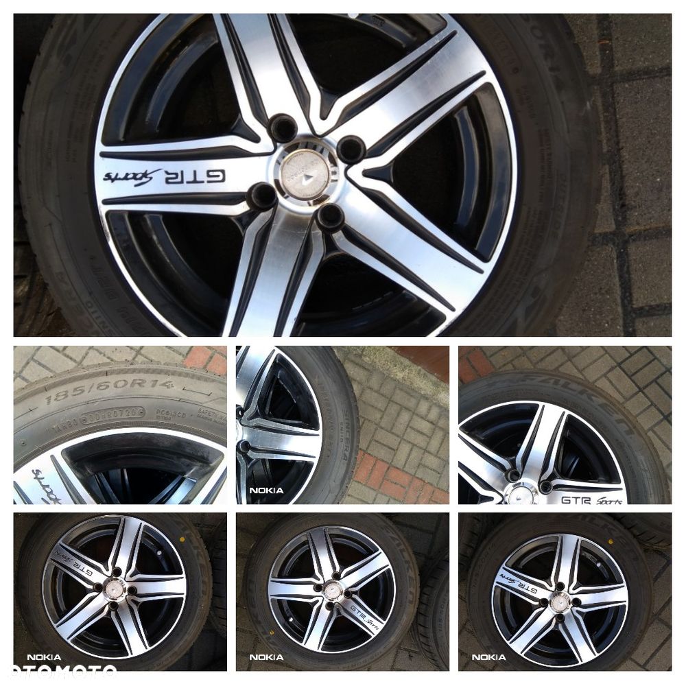 Komplet aluminiowych kół letnich  R14 185/60 - 1