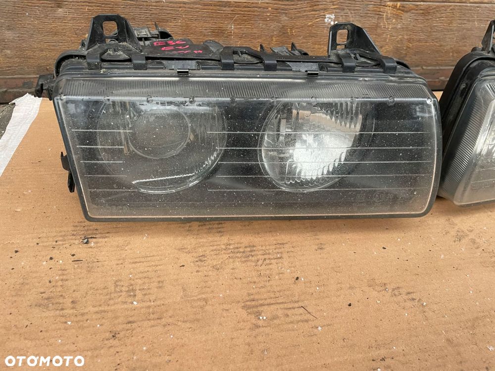 lampy przód bmw e36 coupe cabrio sedan kombi bosch soczewkowe europa - 2