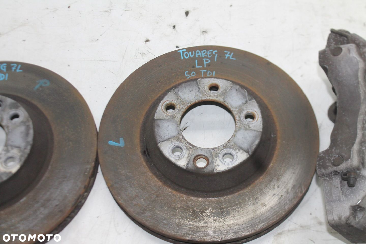 TARCZA TARCZE ZACISK PRZÓD TYŁ KOMPLET VW TOUAREG 7L 5.0 TDI 02-10 - 7