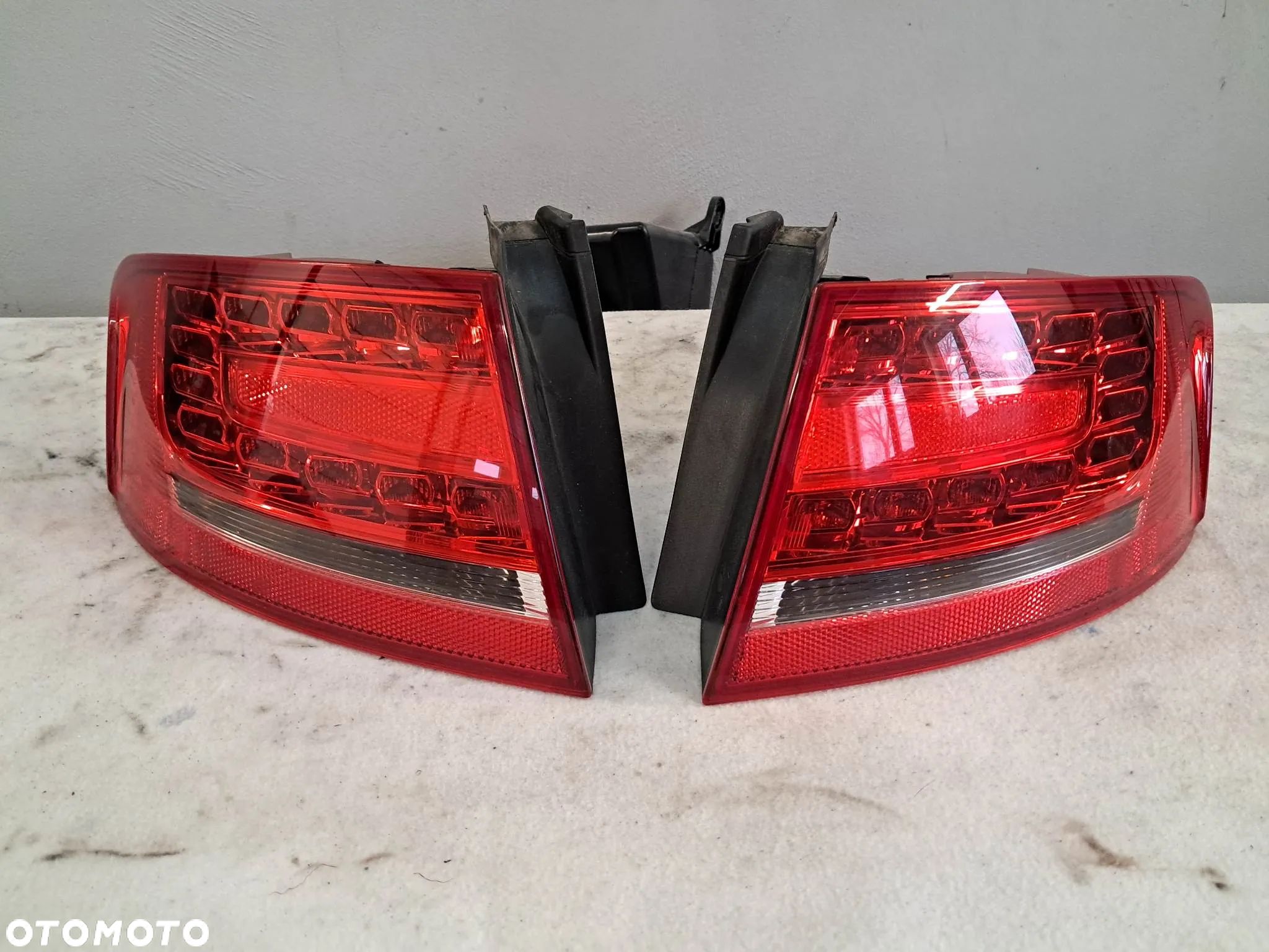 Lampa Lampy Tył Tylnie Lewa w Błotnik LED Audi A4 B8 Sedan 8K5 - 1