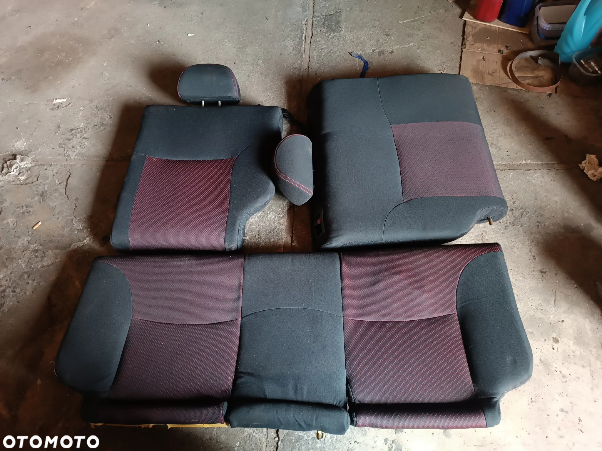 HONDA CIVIC XII 2005R FOTELE KOMPLET LEWY PRZÓD PRAWY PRZÓD SPORT CZERWONE EUROPA - 3