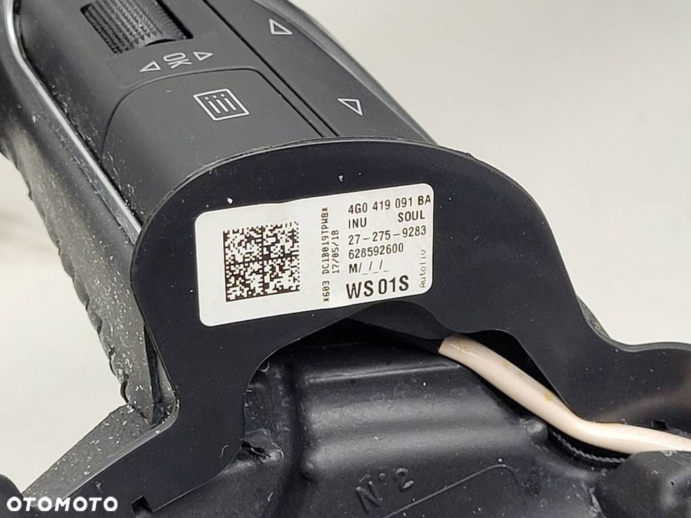 KIEROWNICA MULTIFUNKCYJNA SKÓRA CZARNA AUDI A6 C7 - 6